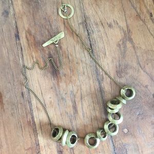 Citrine Bronze African Necklace